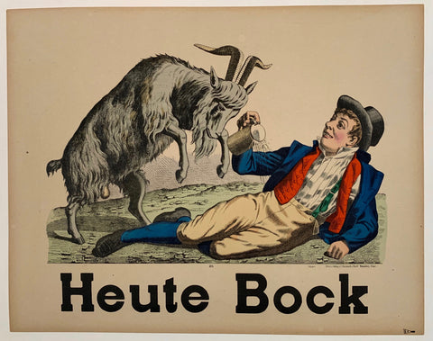 Link to  Heute Bock - a man reclining   ✓  Product