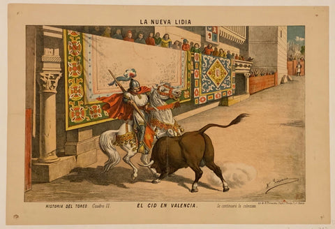 Link to  El Cid en Valencia Poster ✓Spain, c. 1885  Product