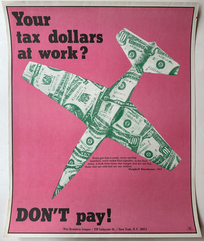 Link to  War Resisters League Anti-Tax PosterUSA, c. 1970s  Product