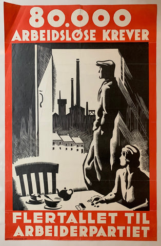 Link to  Flertallet Til Arbeiderpartiet PosterNorway, c. 1920  Product