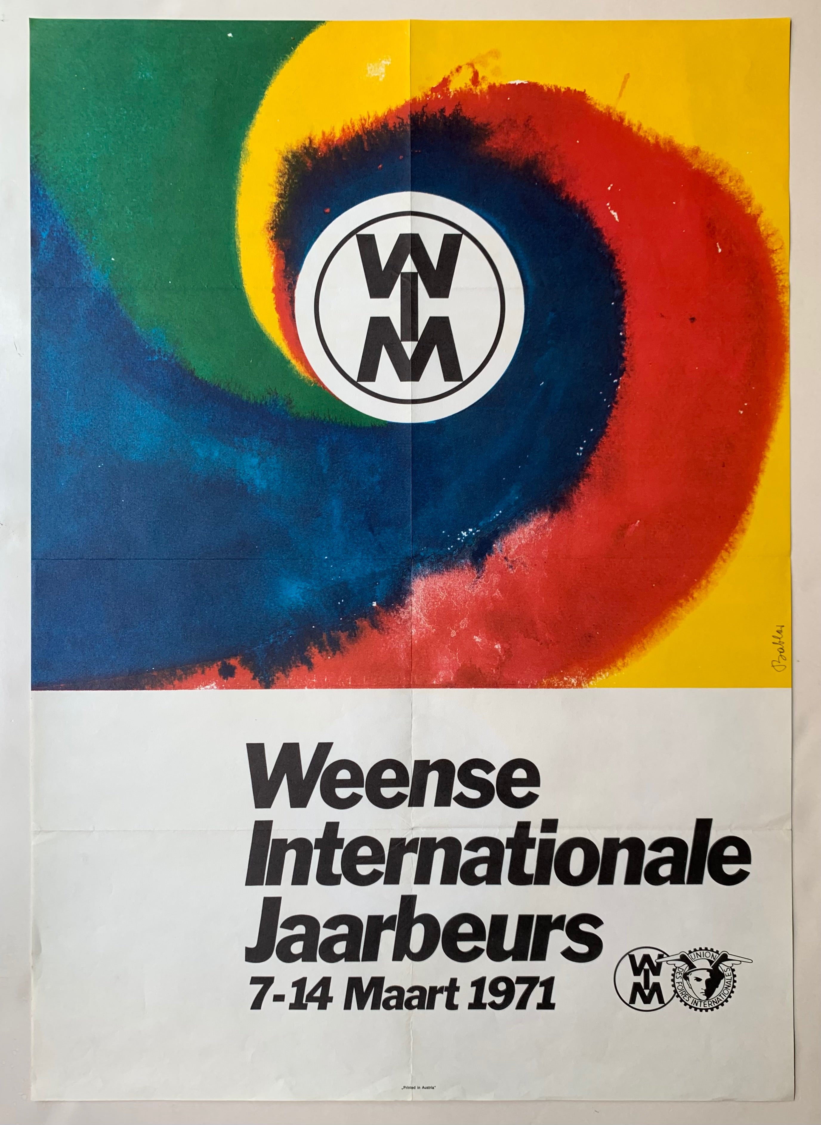 Weense Internationale Jaarbeurs 1971 Poster