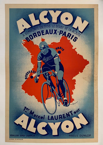 Alcyon Bordeaux-Paris Poster