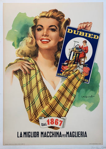 Link to  Dubied PosterItalian Poster, c. 1960  Product