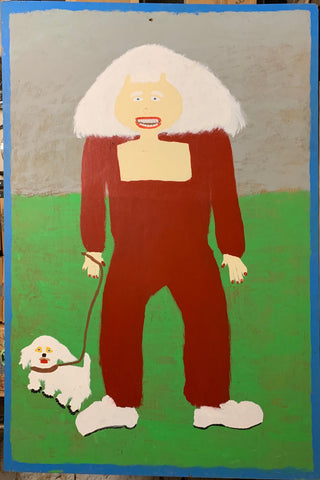 Link to  Jake McCord Painting Jogging with Her Dog #12McCord Painting, c. 1990  Product