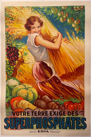 Link to  Superphosphates PosterFrance, c. 1925  Product