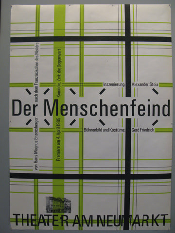 Link to  Der Menschenfeind Swiss PosterSwitzerland, 1985  Product