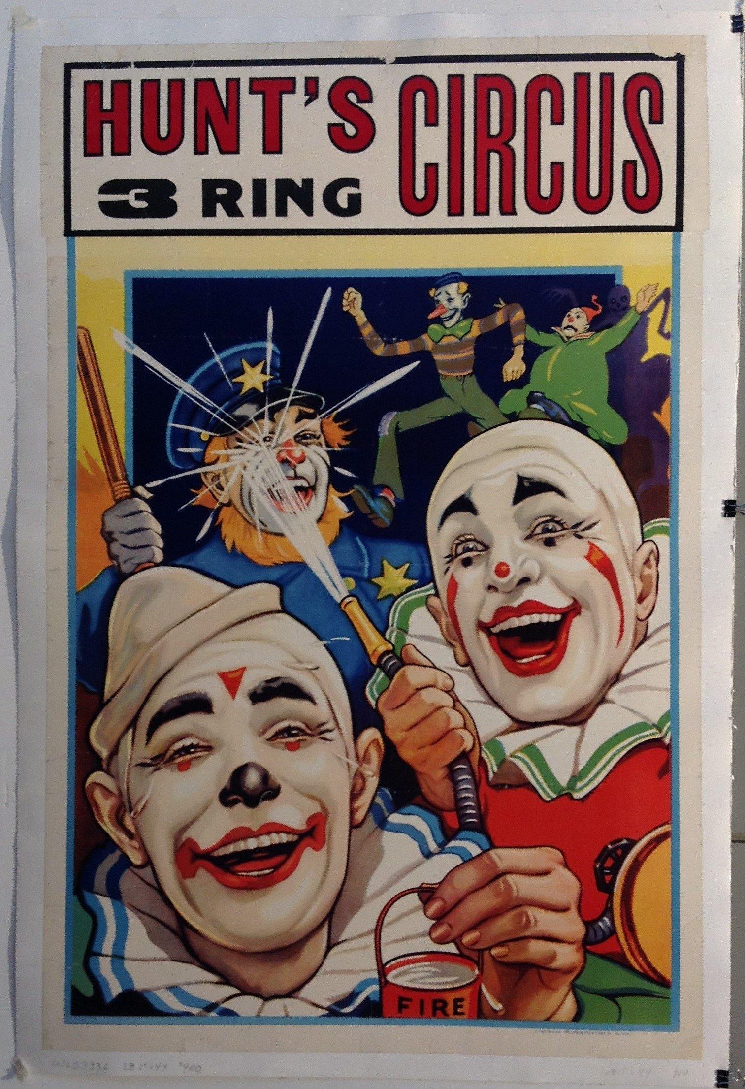 Hunt's 3 Ring Circus - Poster Museum