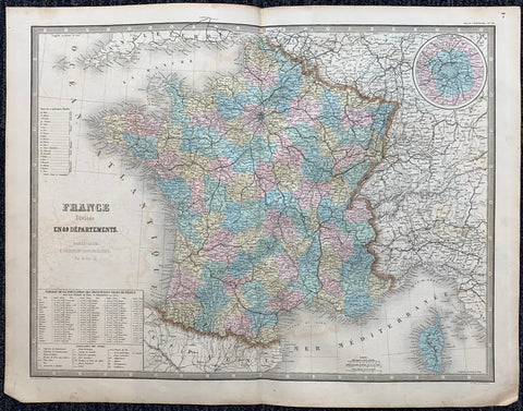 Link to  France Divisee En 89 Departments1860  Product
