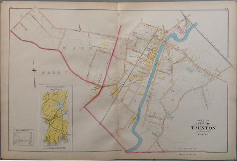 Link to  Taunton River - part of city of TauntonU.S.A 1895  Product