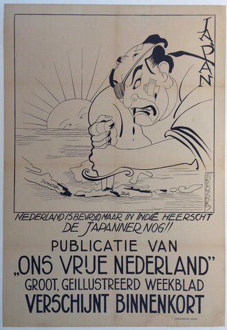 Link to  "Publicatie Van Ons Vrije Nederland" Groot, Geillustreerd Weekblad Verschijnt BinnenkortNetherlands, C. 1945  Product