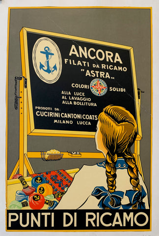 Link to  Punti di Ricamo PosterItaly, c. 1950s  Product