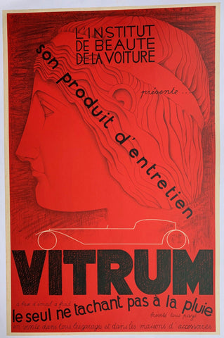 Link to  L' Institut De Beaute De La Voiture -- Son Produit d' Entretien -- VITRUM -- le seul ne tachant pas a la pluieFrance, 1920  Product