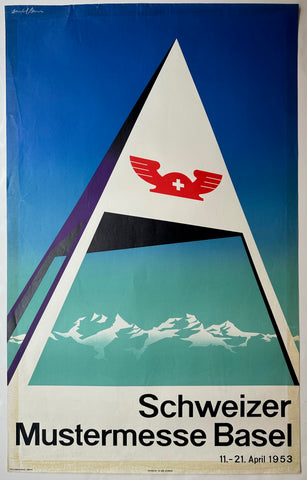 Schweizer Mustermesse Basel 1953 Poster