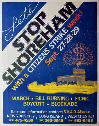 Link to  Let's Stop Shoreham PosterUSA, 1986  Product