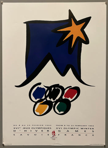 Albertville 1992 Olympics Poster