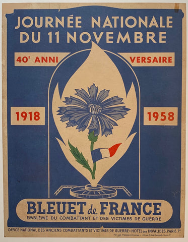 Link to  Journée Nationale du 11 Novembre PrintFrance, 1958  Product