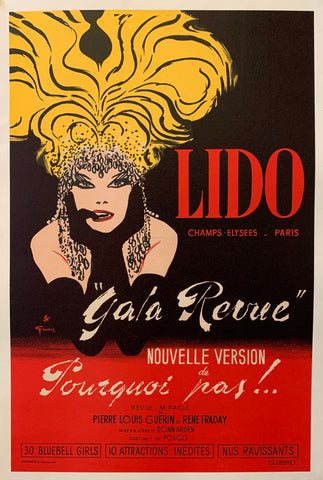Link to  Lido Poster ✓France, c. 1960.  Product