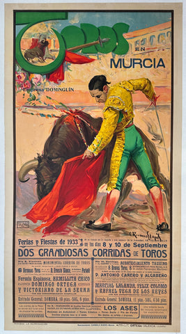 Link to  Toros en Murcia PosterSpain, 1933  Product