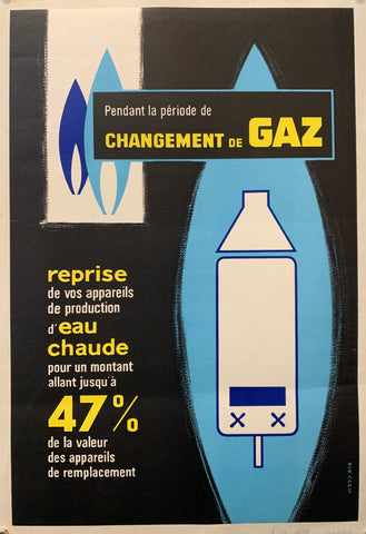 Link to  Changement de Gaz PosterFrance, c. 1950  Product