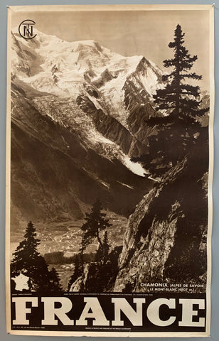 Link to  Chamonix Le Mont-Blanc PosterFrance, c. 1950  Product