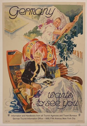 Link to  Germany Wants To See You Poster ✓Germany, c.1935  Product