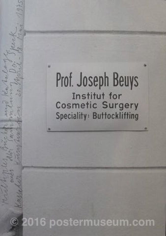 Link to  Institut for Cosmetic Surgery PosterJoseph Beuys  Product