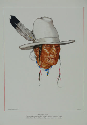 Link to  Portrait of Blackfeet Indian - Morning GunWinold Reiss  Product