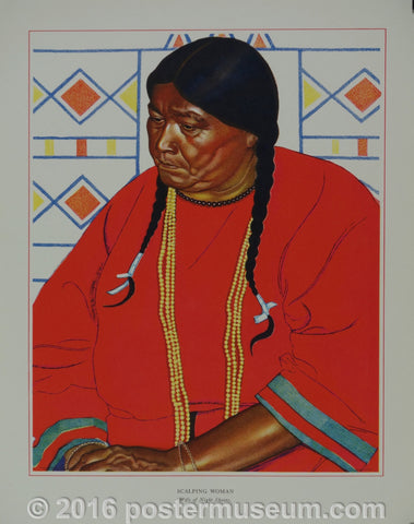 Link to  Portrait of Blackfeet Indian - Scalping WomanWinold Reiss  Product