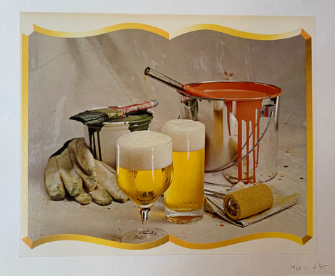 Beer and Paint Poster