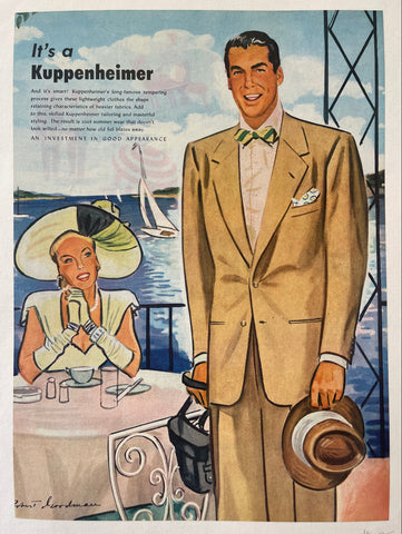 Link to  It's A Kuppenheimer PosterU.S.A, 1947  Product