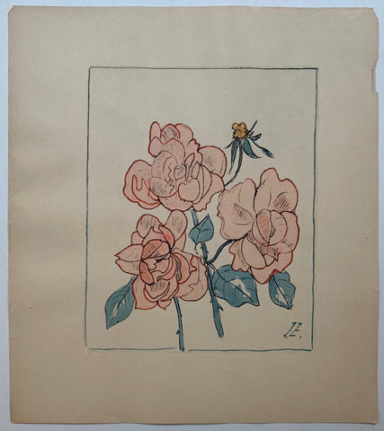 Link to  Pink Bouquet #13 ✓J.Z, c. 1930  Product