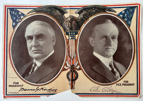 Link to  Warren Harding and Calvin Coolidge PosterUSA, c. 1920  Product