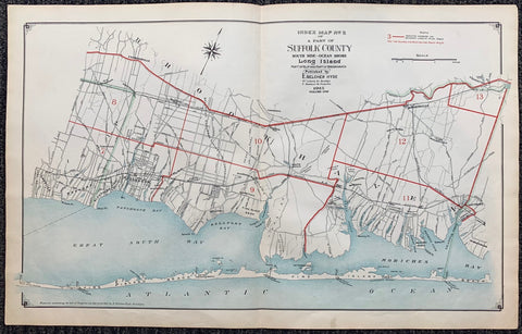 Link to  Long Island Index Map No.2 - Cover Suffolk County, BrookhavenLong Island, C. 191515  Product