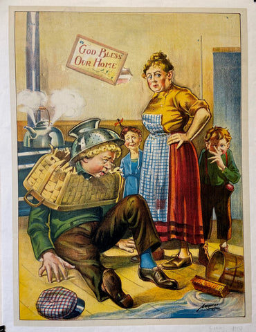 Link to  God Bless Our Home PosterU.S.A, c. 1910  Product