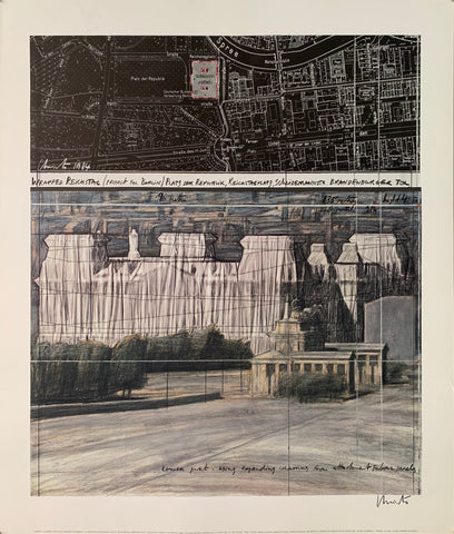 Link to  Christo in Berlin Germany Wrapped Reichstag PosterChristo 1985  Product