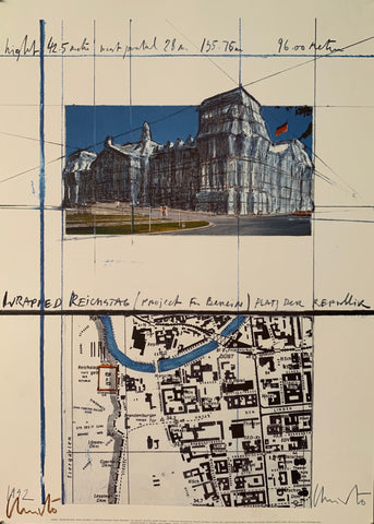 Link to  Christo in Berlin Wrapped Reichstag Plat Der Republik PosterChristo 1992  Product