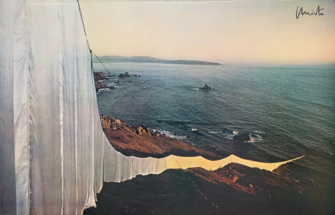 Link to  Christo's Running Fence California Photograph PosterChristo  Product