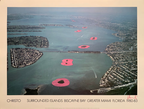 Link to  Christo's Surrounded Islands Florida PosterChristo 1980-83  Product