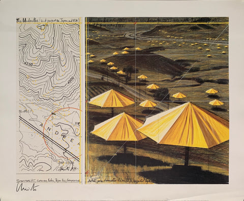 Link to  Christo The Umbrellas California U.S.A. PosterChristo 1989  Product