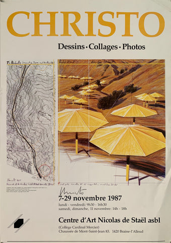 Link to  Christo The Umbrellas California U.S.A. PosterChristo 1987  Product