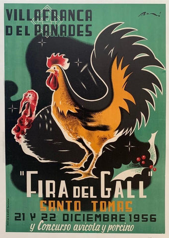Link to  "Fira del Gall" Santo TomasSpain, C. 1955  Product