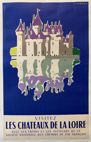 Link to  Les Chateaux De La Loire Poster ✓France, 1956.  Product
