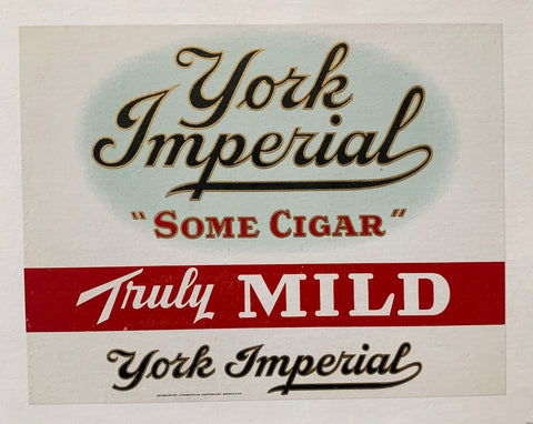 Link to  York Imperial Cigar Label PosterU.S.A.  Product