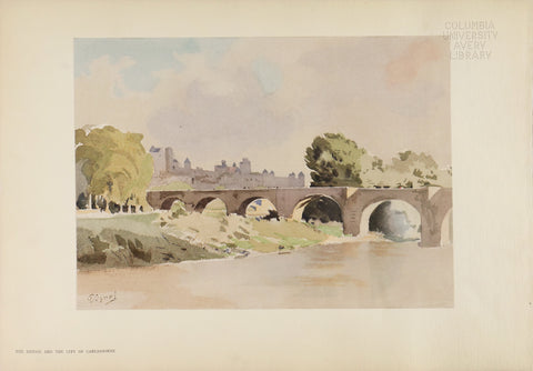 Link to  The Bridge and the City of Carcassonne PrintUSA, c. 1925  Product