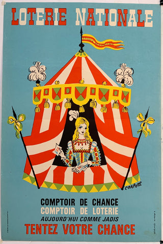 Link to  Loterie Nationale: "Circus Tent"France, C. 1955  Product