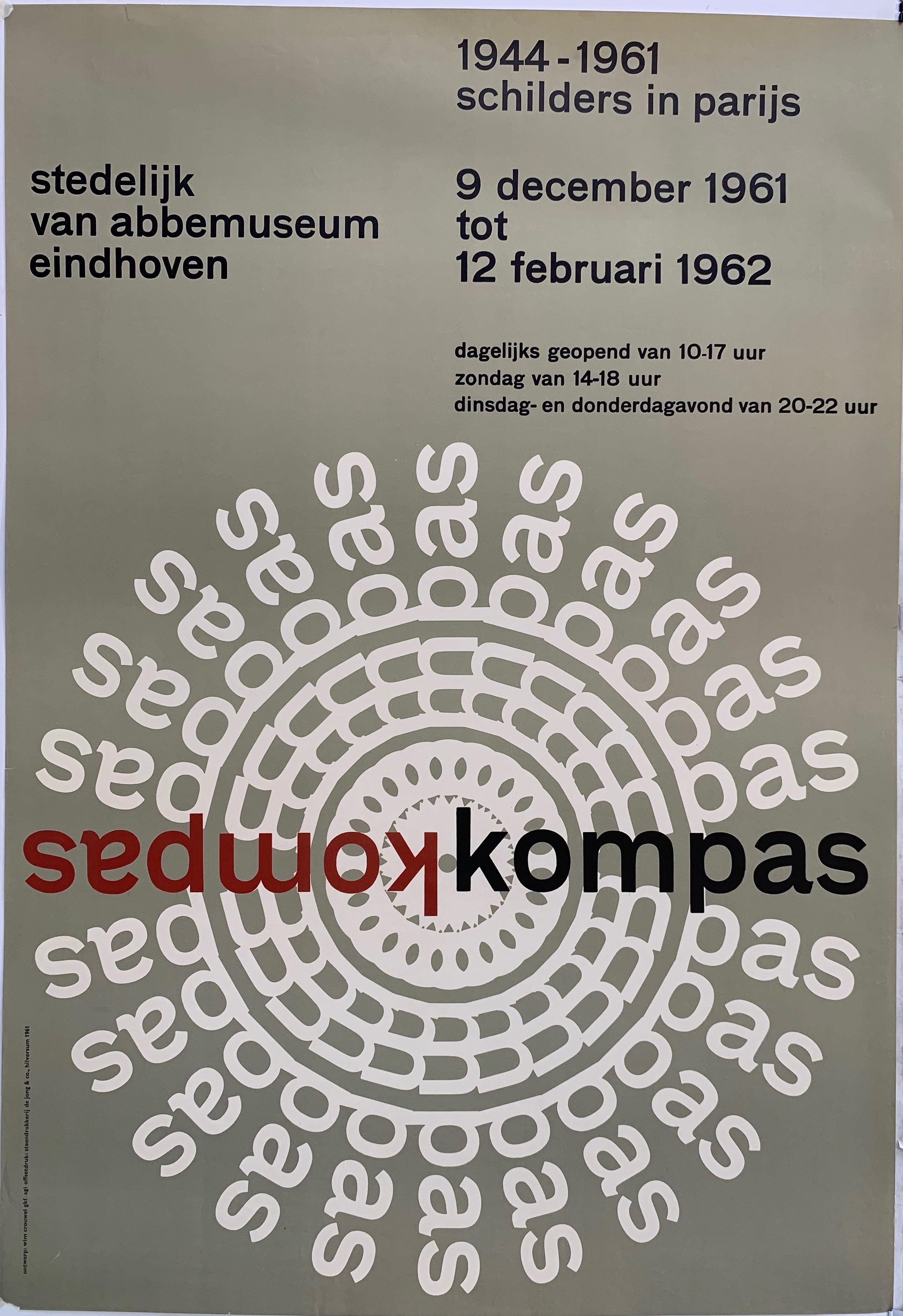 kompas "stedelijk abbemuseum eindhoven" - Poster Museum