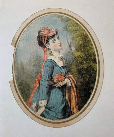 Link to  Mini Portrait of WomanFrance, 18th century  Product