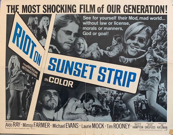 Riot On Sunset Strip Film Poster – Poster Museum