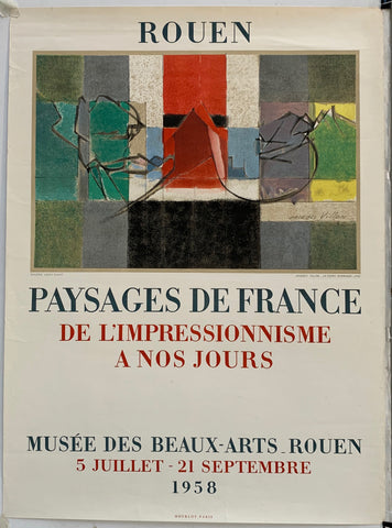 Link to  Rouen "Paysages De France" by Jacques VilllonFrance, 1958  Product