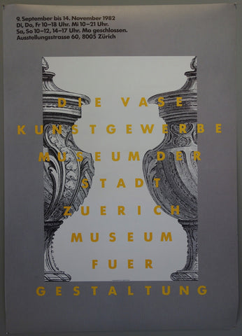 Link to  Die Vase Kunstgewerbemuseum Der Stadt Zuerich Museum Fuer Gestaltung ST19Switzerland, 1982  Product
